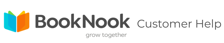 BookNook. Grow together. Customer Help.