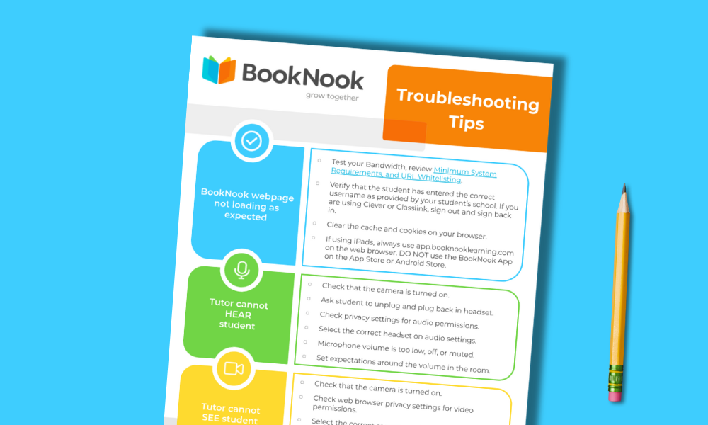 Screenshot of Troubleshooting Tips PDF